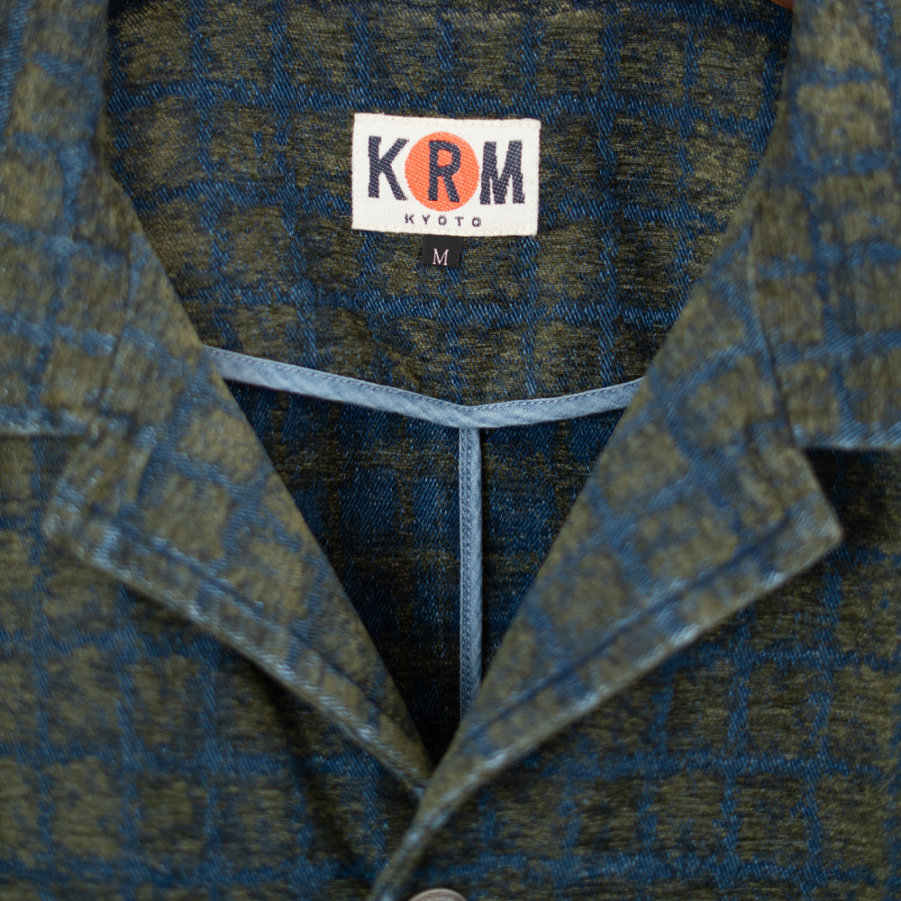 格子柄　ウールコート