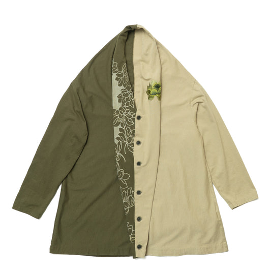 蓮ロング丈 カーディガン