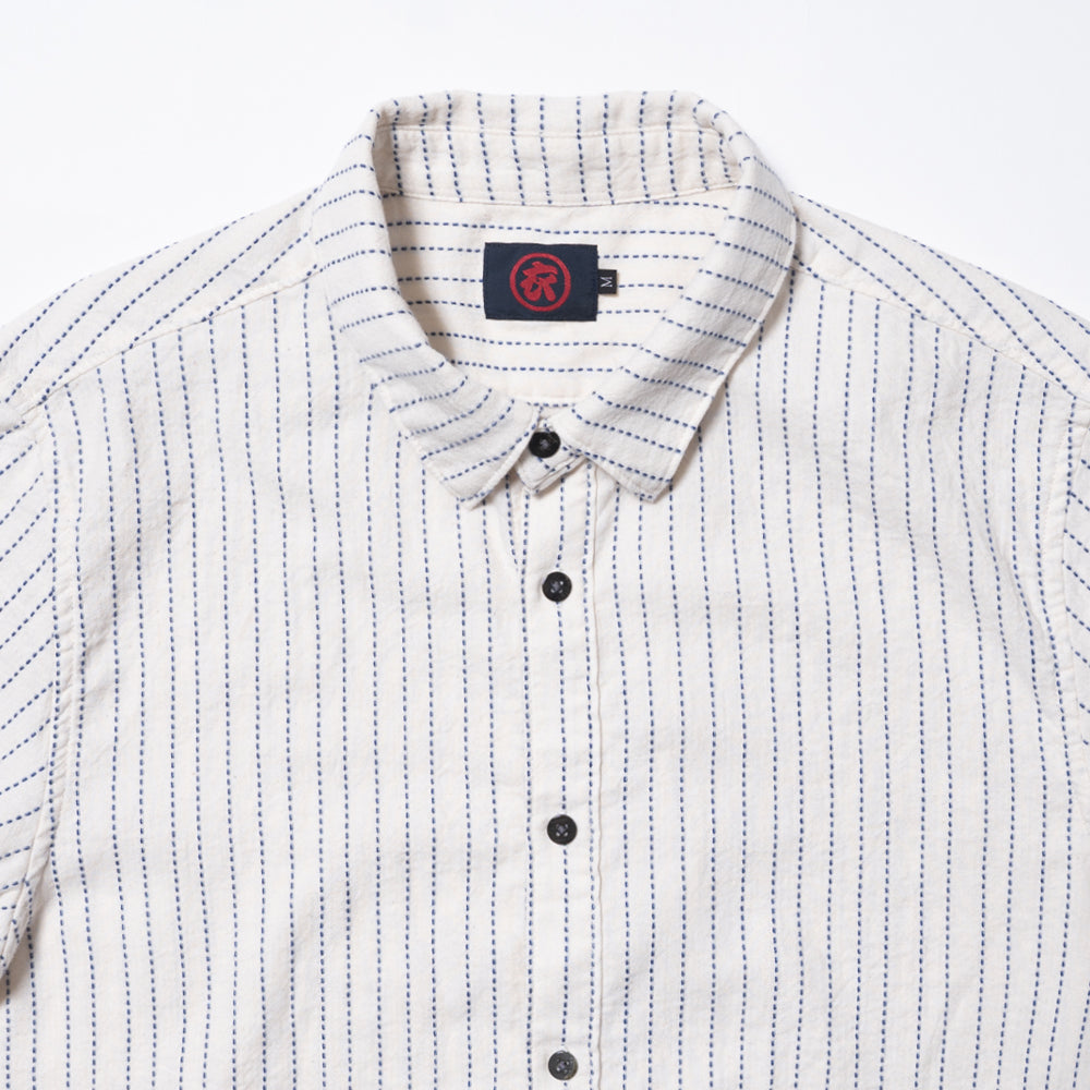 Sashiko shirt -mummy embroidery-