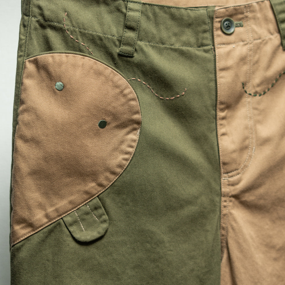 鯰切り替えパンツ