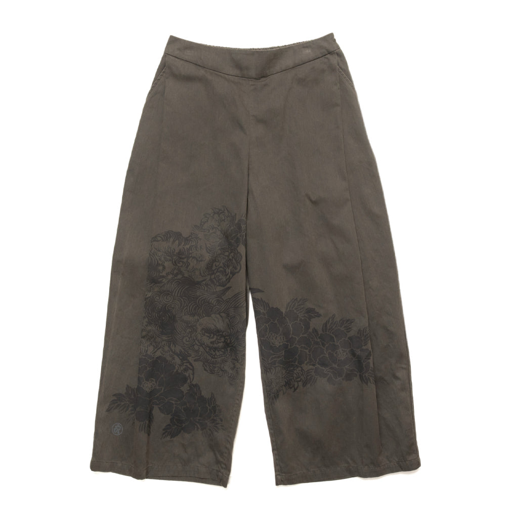 唐獅子牡丹折りたたみワイド