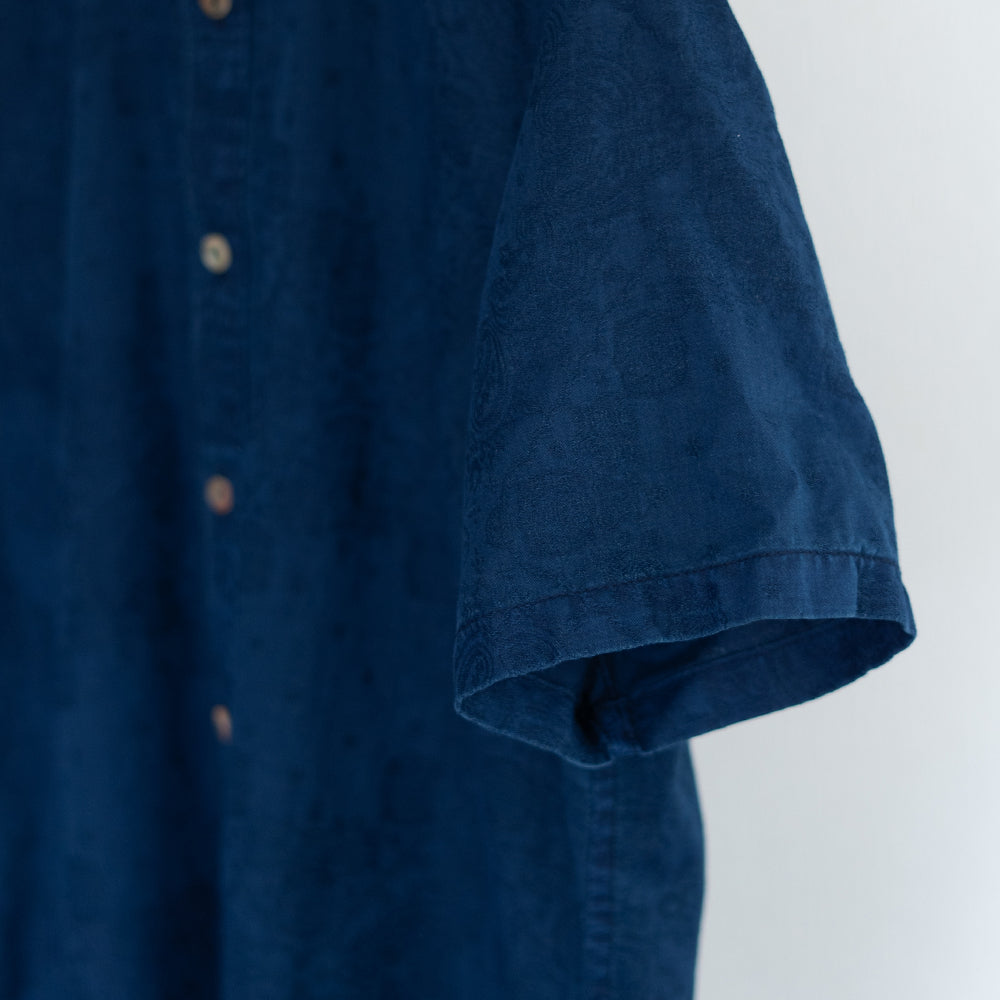 Indigo Paisley Shirt