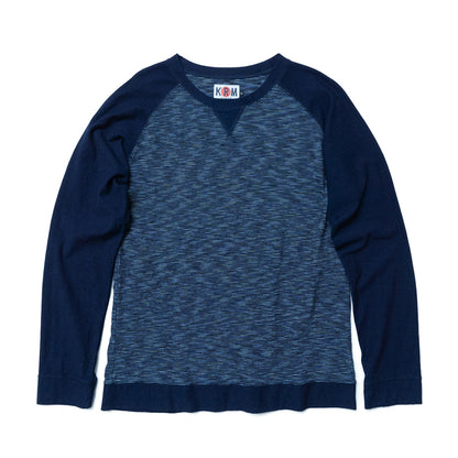 Indigo pin border T-shirt