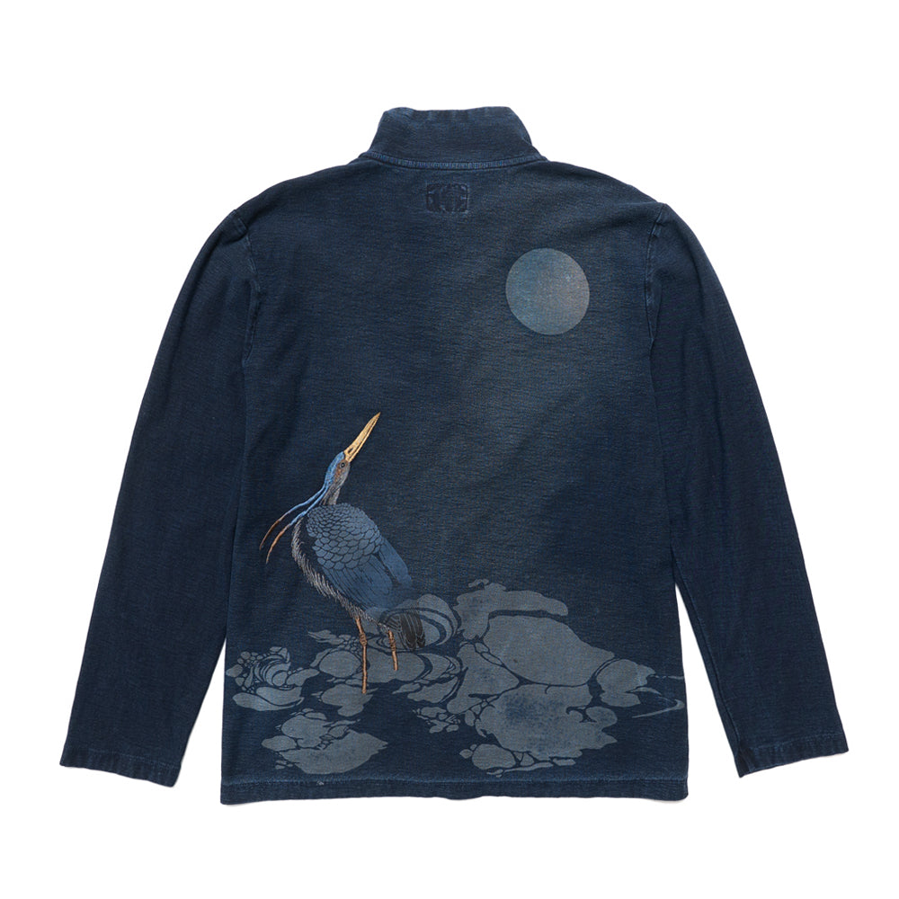 月夜の青鷺カーディガン