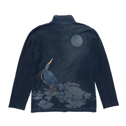 月夜の青鷺カーディガン