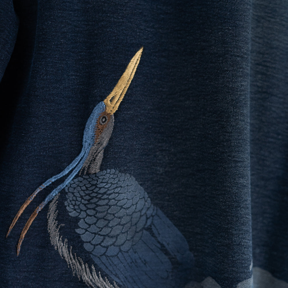 月夜の青鷺カーディガン