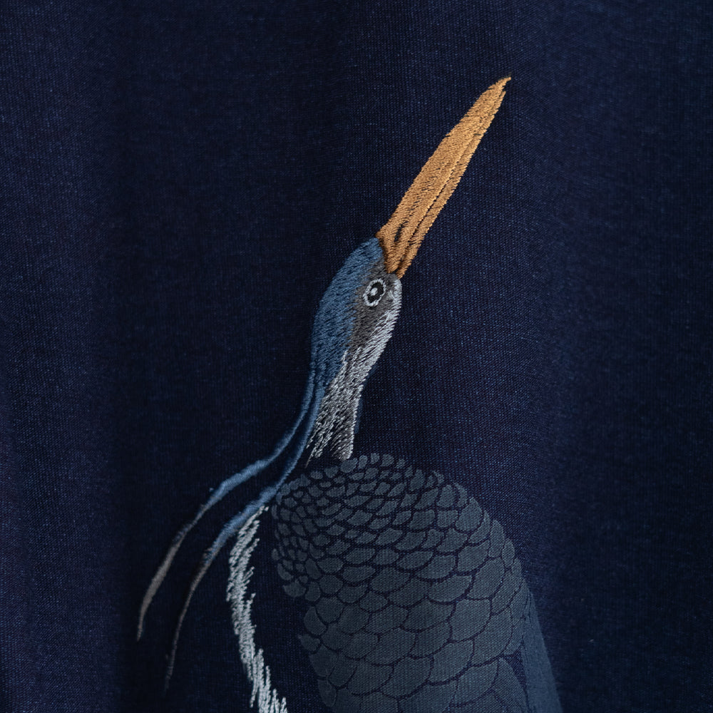 月夜の青鷺カーディガン