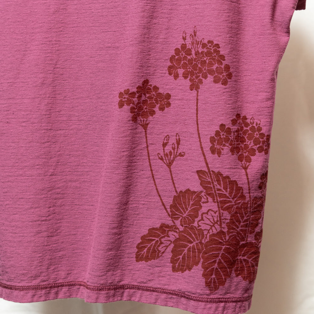 桜草と妖怪半袖Tシャツ