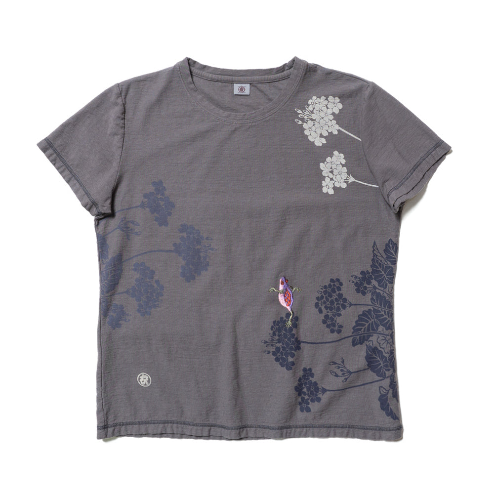 桜草と妖怪半袖Tシャツ