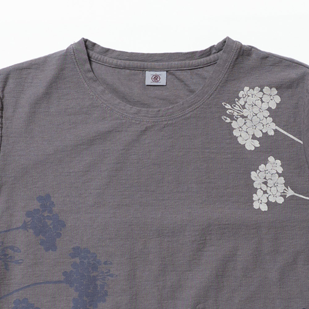 桜草と妖怪半袖Tシャツ