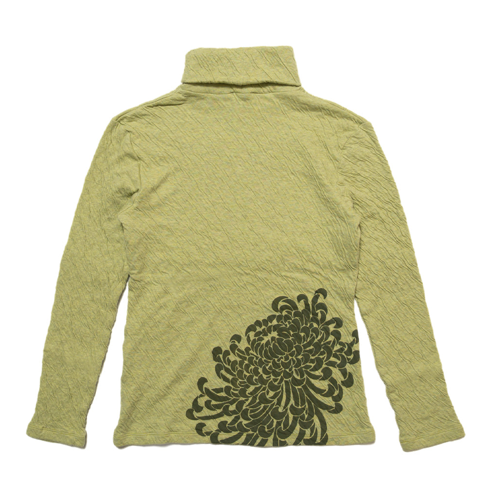 Turtleneck long T-shirt "Chrysanthemum"