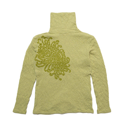 Turtleneck long T-shirt "Chrysanthemum"