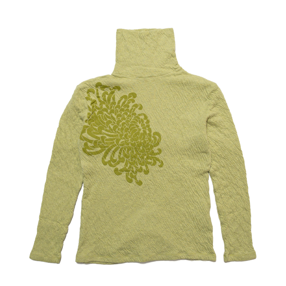 Turtleneck long T-shirt "Chrysanthemum"