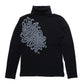 Turtleneck long T-shirt "Chrysanthemum"