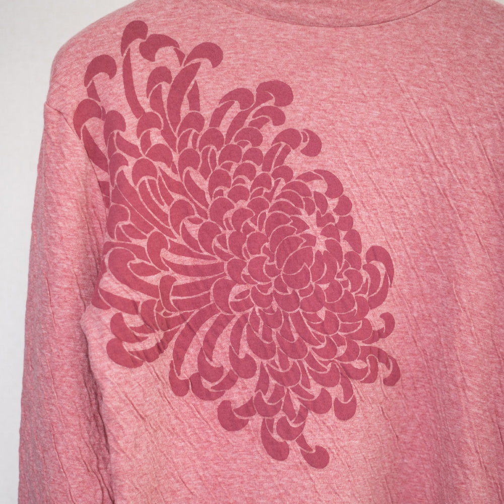 Turtleneck long T-shirt "Chrysanthemum"