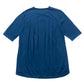 Flower Kappa Five-Sleeve Back-Pleated T-Shirt