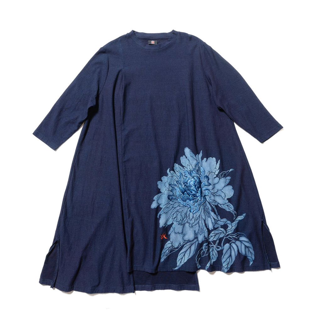 Different Hem Dress Peony AUSTERE JAPAN KOROMO