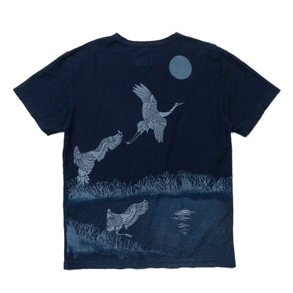 日本の四季染め 冬Tシャツ