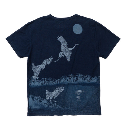 日本の四季染め 冬Tシャツ