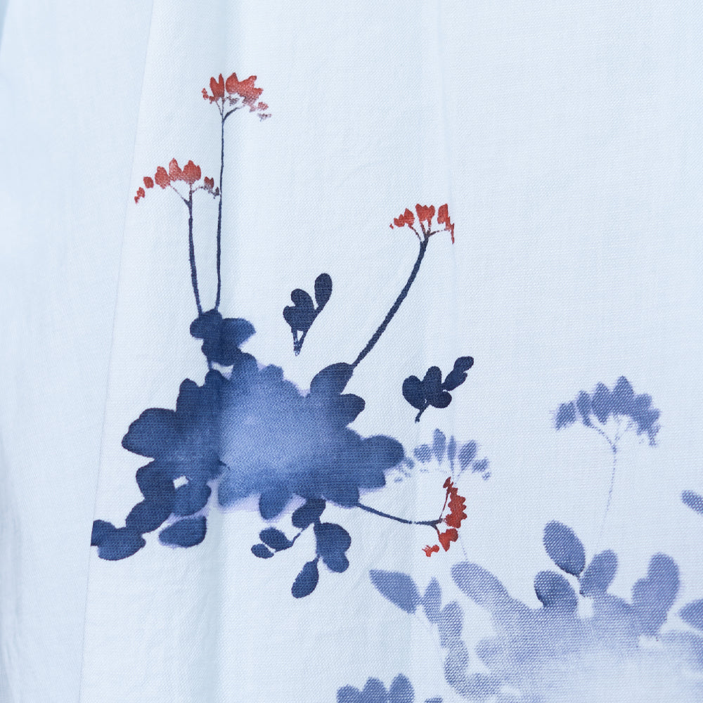 Renge Blossom Shirred Blouse