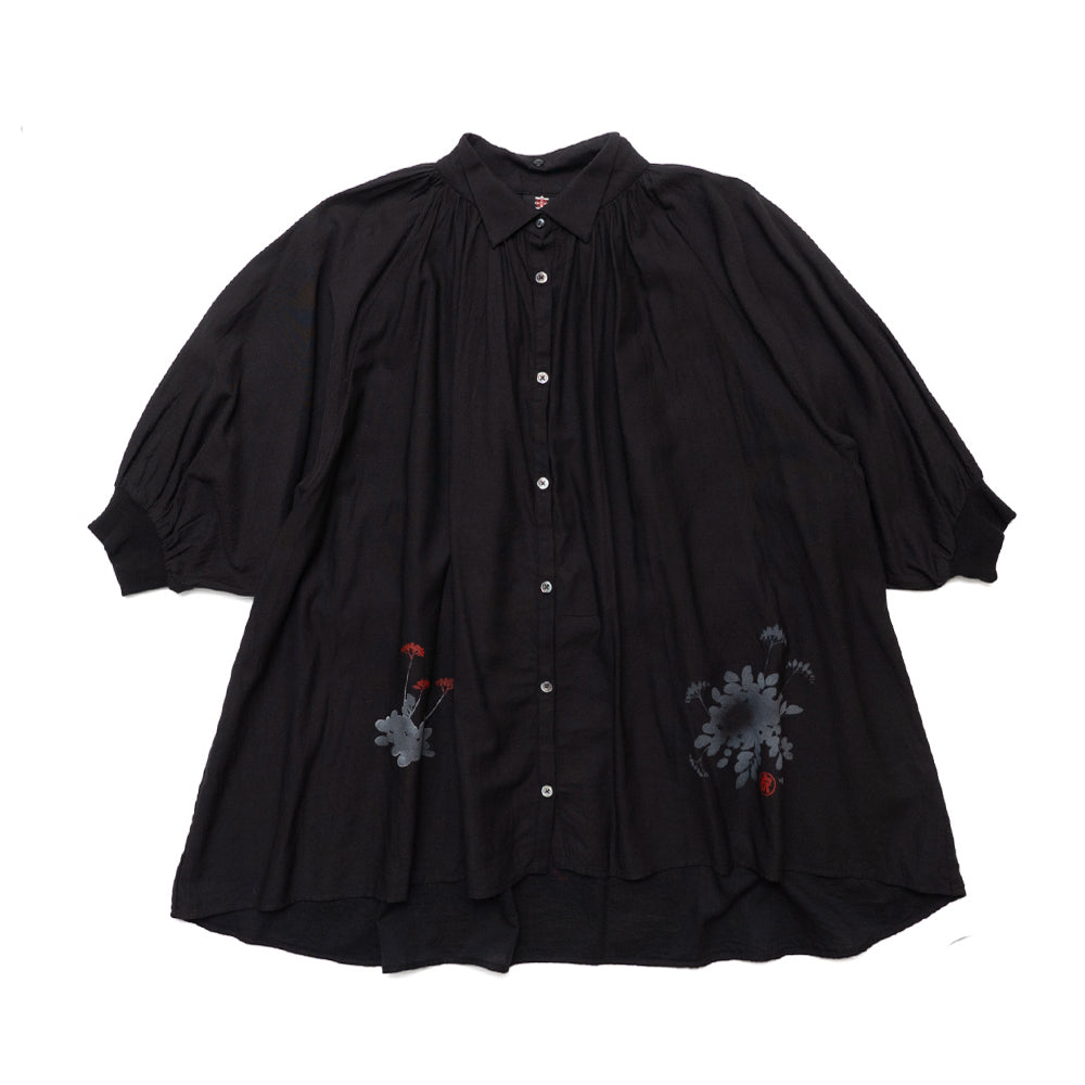 Renge Blossom Shirred Blouse