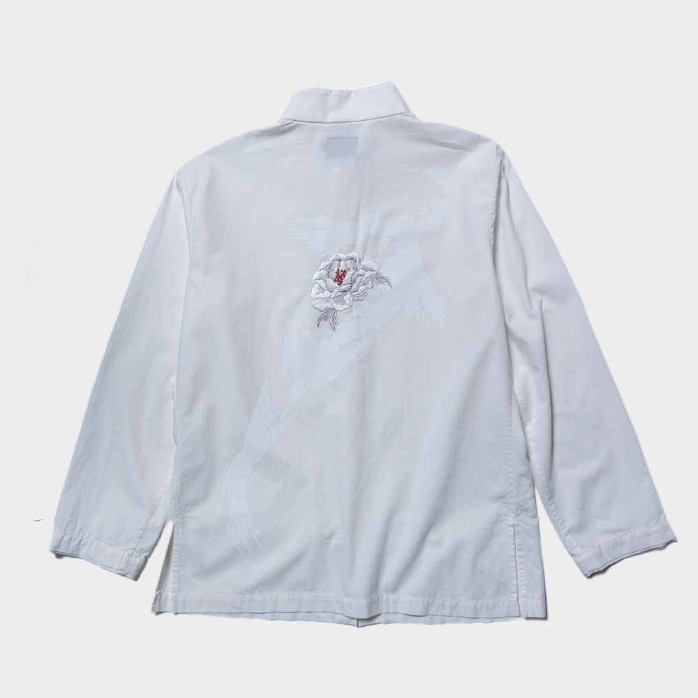  Double Stand Collar Shirt -Flower  Nishiki Koi-