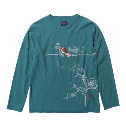 Sparrow and plum  T-shirt