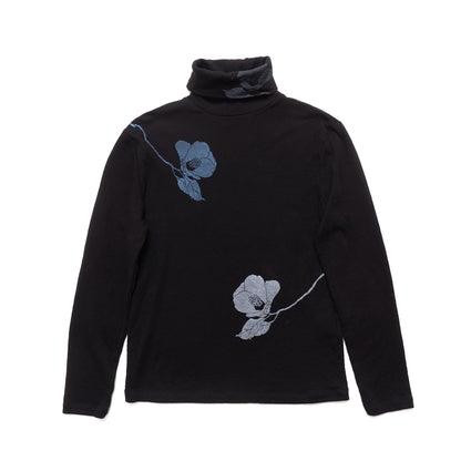 椿　タートルネックロングTシャツ