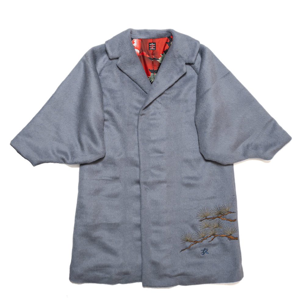 松枝に飛鶴 ジャギーコート