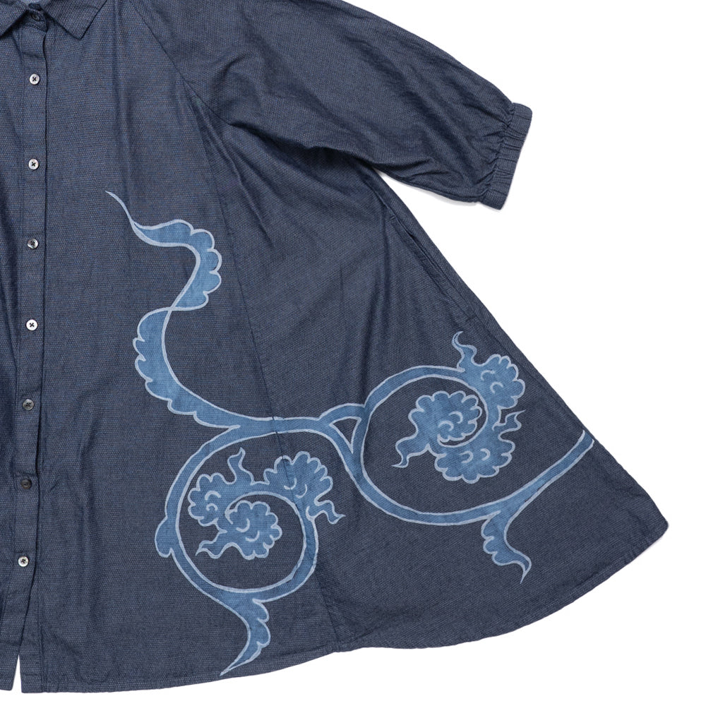 Tsutsugaki Arabesque Pattern Dress