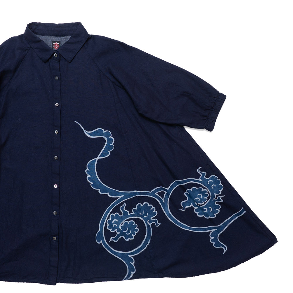 Tsutsugaki Arabesque Pattern Dress