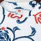 Paulownia Arabesque & Phoenix Asymmetrical Hem Tuck Tunic