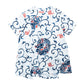 Paulownia Arabesque & Phoenix Asymmetrical Hem Tuck Tunic