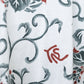 Paulownia Arabesque & Phoenix Asymmetrical Hem Tuck Tunic