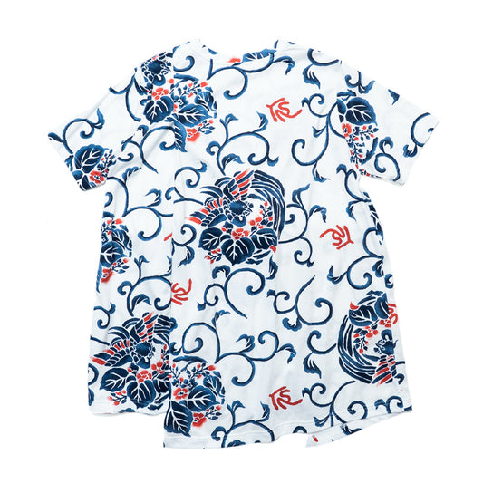 桐唐草鳳凰　裾チュニック