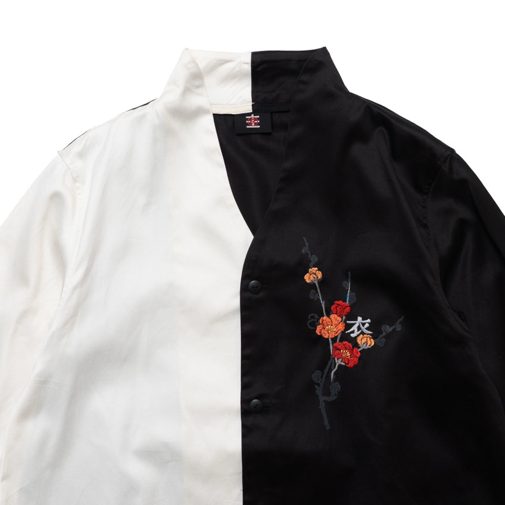 枝梅サイド折り込みワンピース　