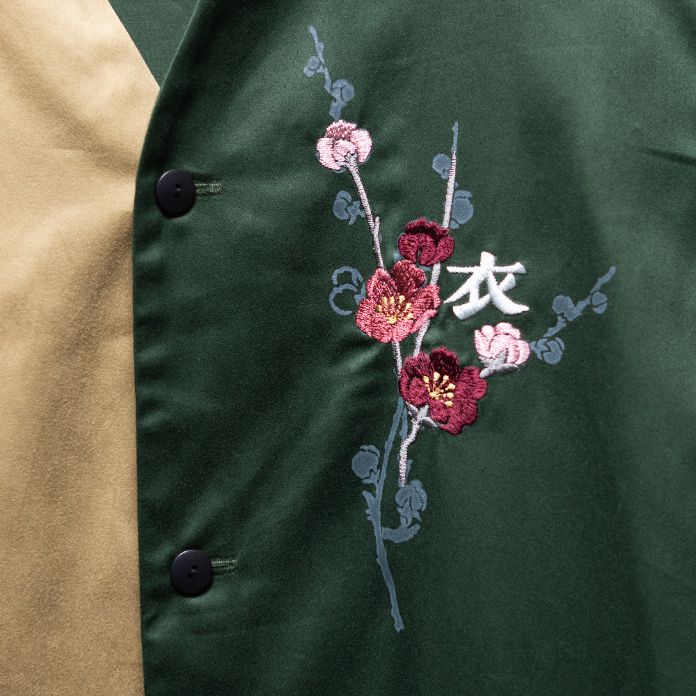 枝梅サイド折り込みワンピース　