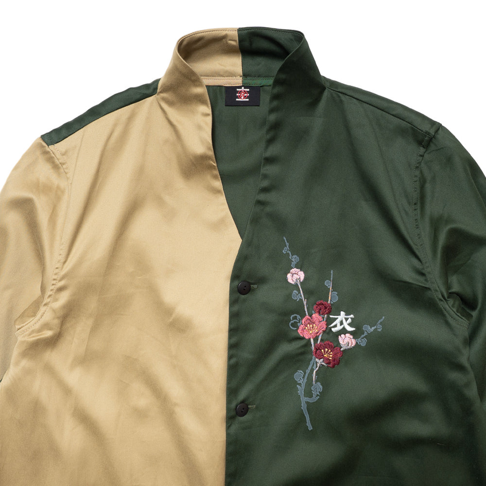 枝梅サイド折り込みワンピース　