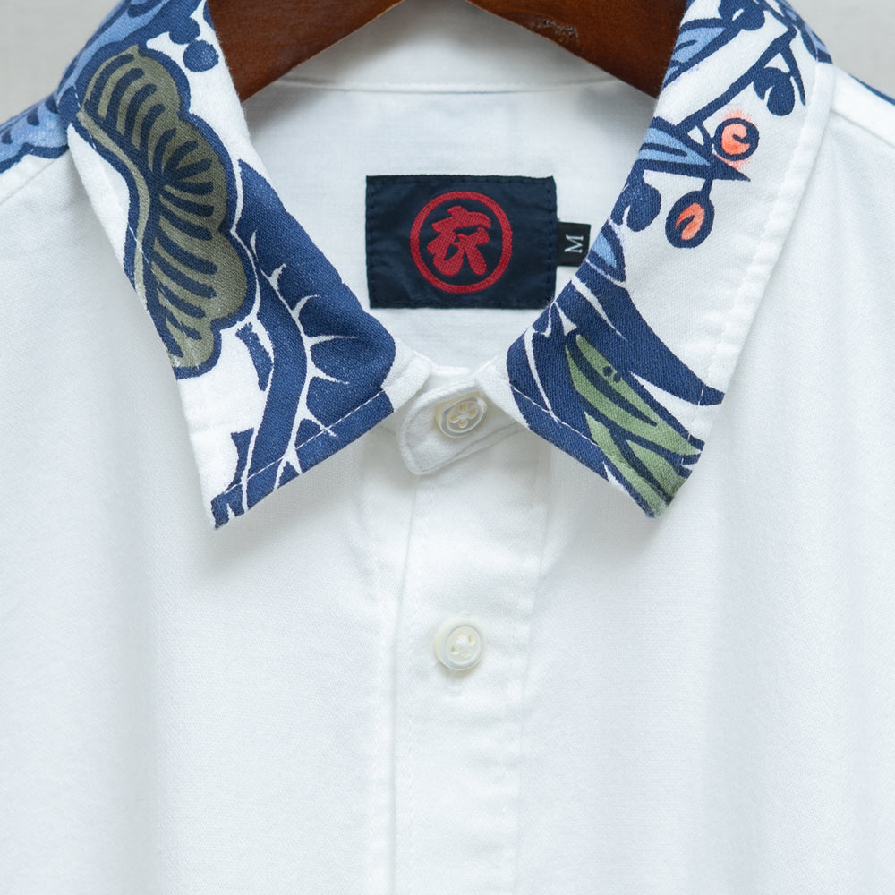 Tube painting Shochikubai Hand-Painted Shirt