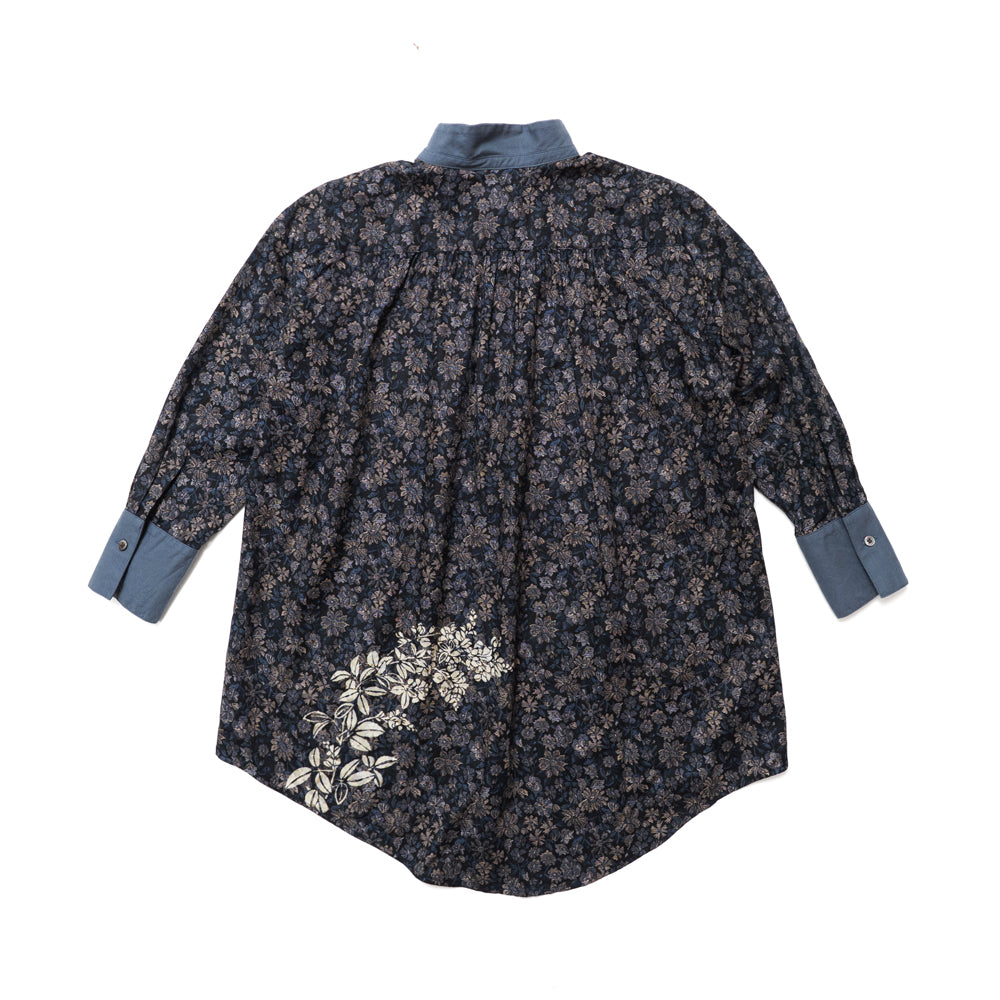Flute-Playing Rabbit Back-Gathered Tunic