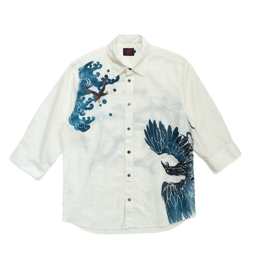 Soaring Yatagarasu 3/4 Sleeves Shirt