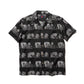  open collar shirt "Yokai Jacquard"