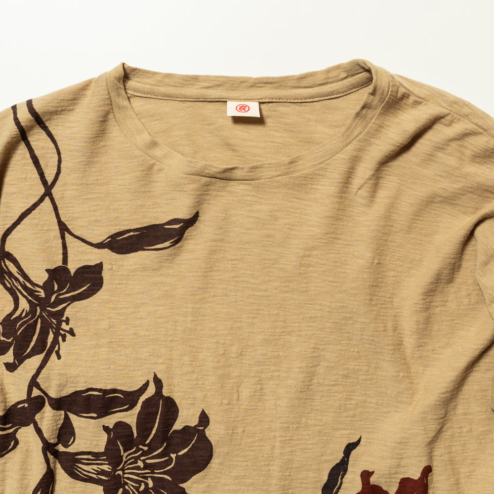 Autumn Color Lily　3/4 Sleeve T-Shirt