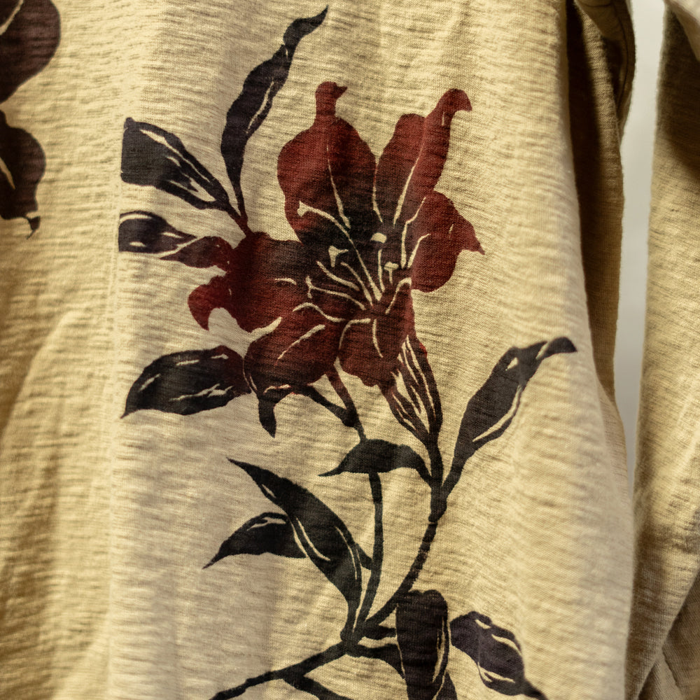 Autumn Color Lily　3/4 Sleeve T-Shirt