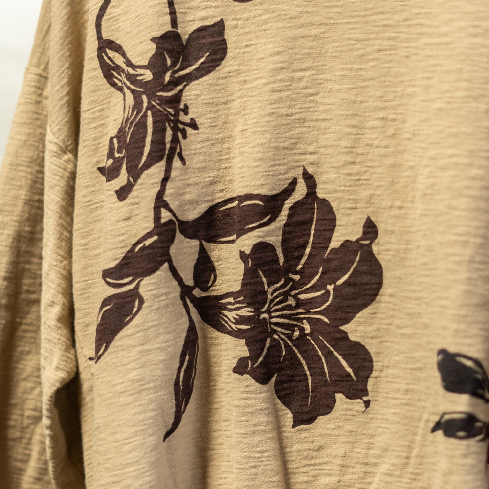 Autumn Color Lily　3/4 Sleeve T-Shirt