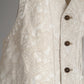 Cotton × Japanese Paper Jacquard Switching Vest