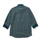 Indigo Sashiko Three-quarter Sleeves Shirt